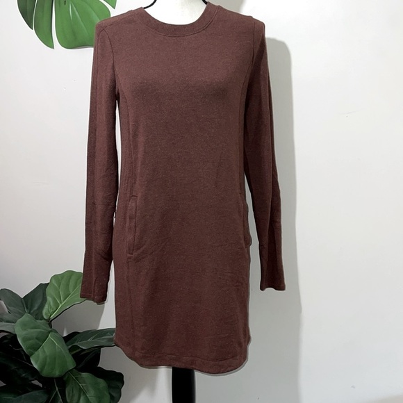 Athleta Balance Mini Dress in Mahogany Sz. XS - Picture 4 of 9